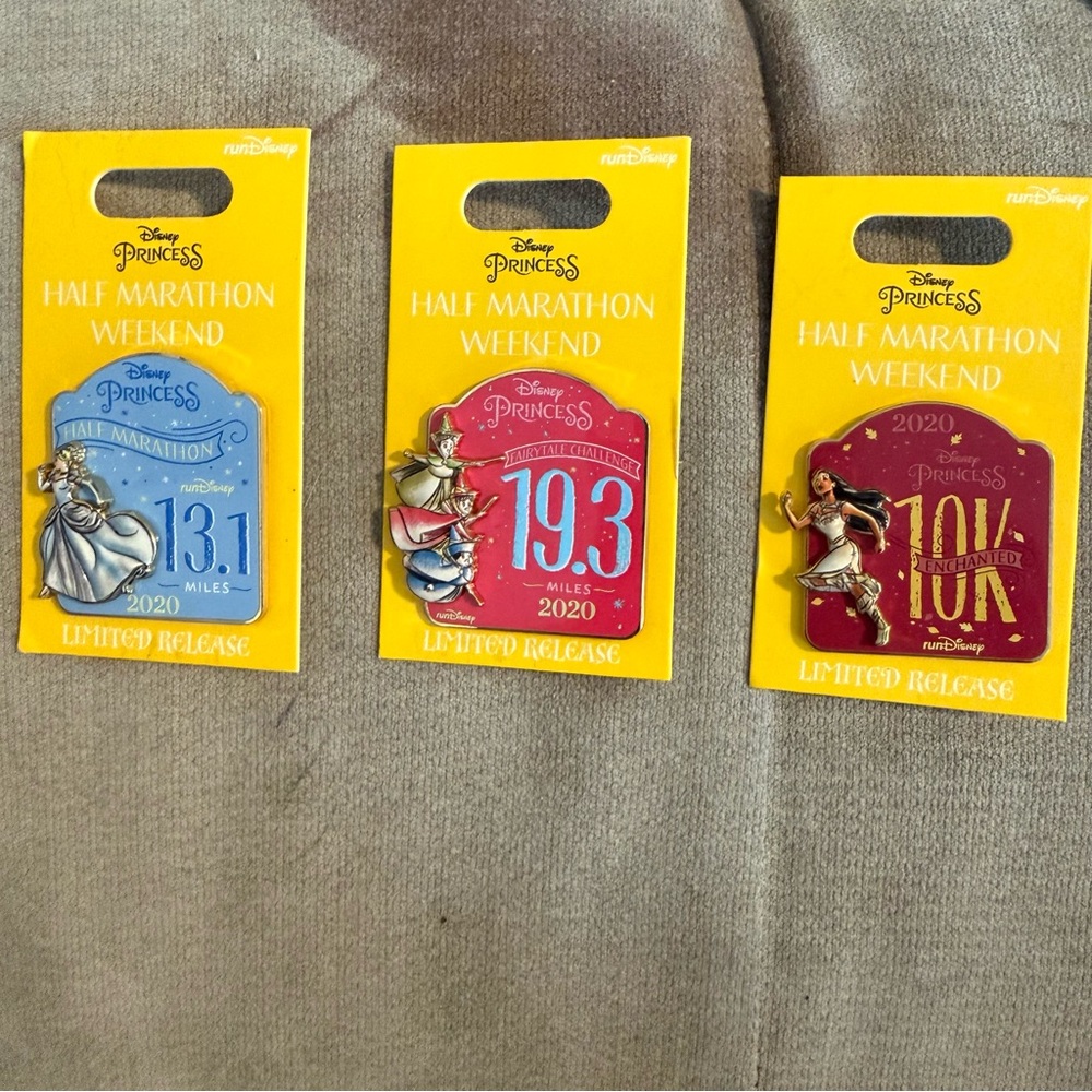 Disney Princess Half Marathon Weekend 2020 Pins I did it